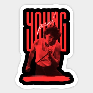 Paul young///original retro Sticker